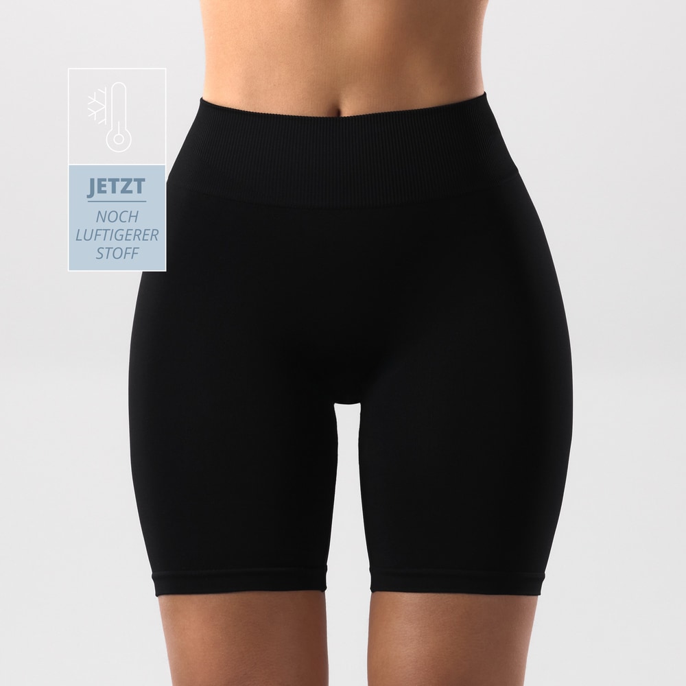 Athleisure Radlerhose mit mittelhohem Bund (1)