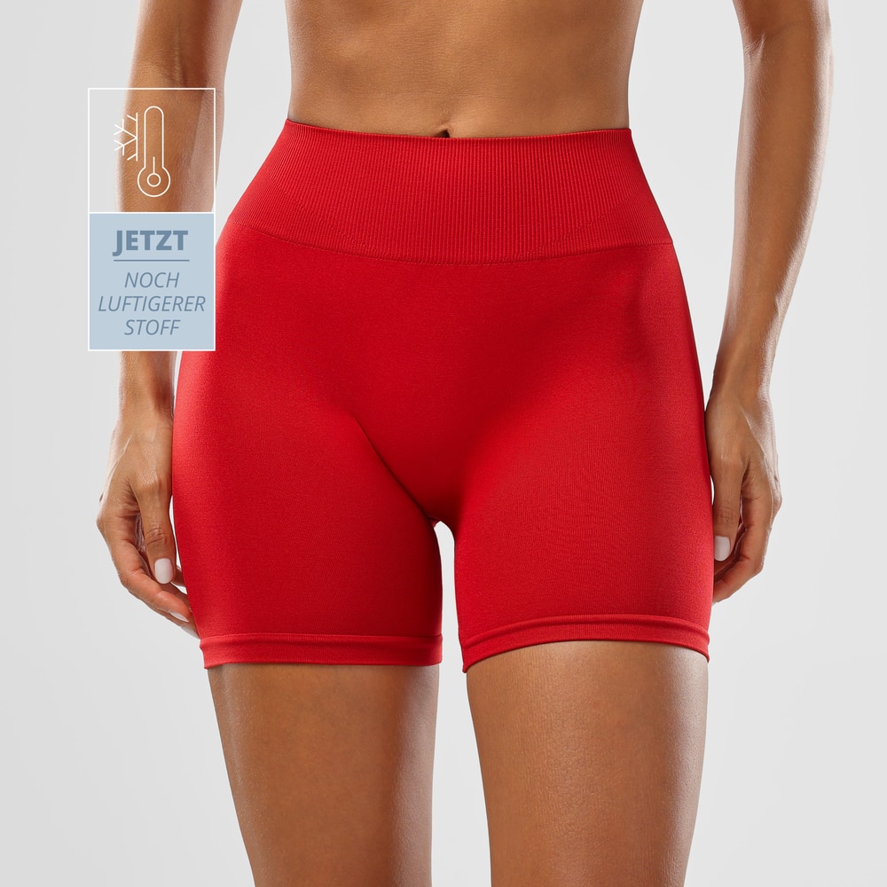 Athleisure Shorts mit mittelhohem Bund (10)