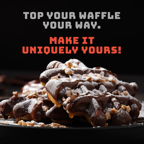 High Protein Waffles (6 units) - Chocolate (3)