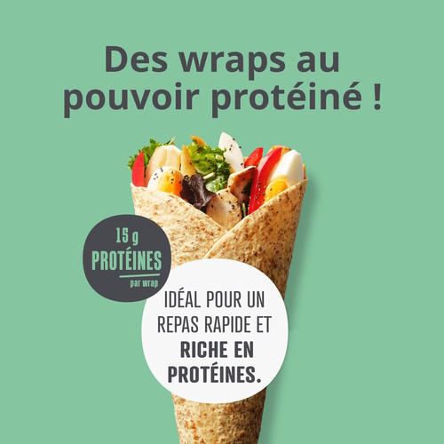 4 x Wrap Protéiné (6)