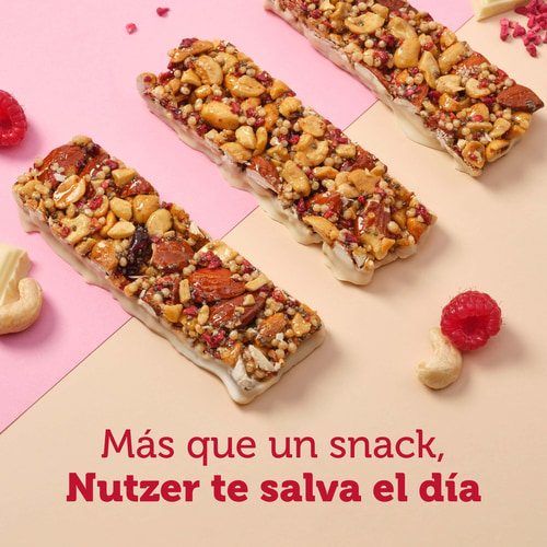 Nutzer Bar - Anacardo, frambuesa y chocolate blanco x 10 (10)