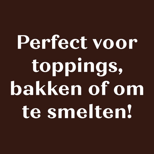 Chocoladedruppels - Geen toegevoegde suikers - Pure chocolade 150g (8)