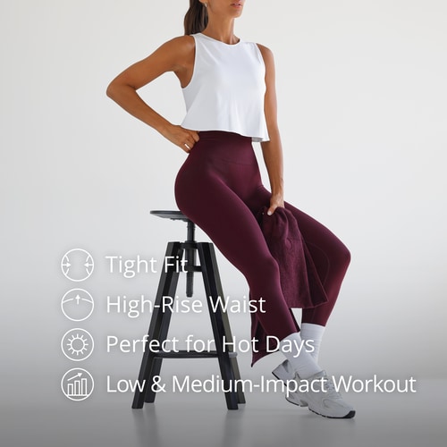 Athleisure Leggings met hoge taille (2)