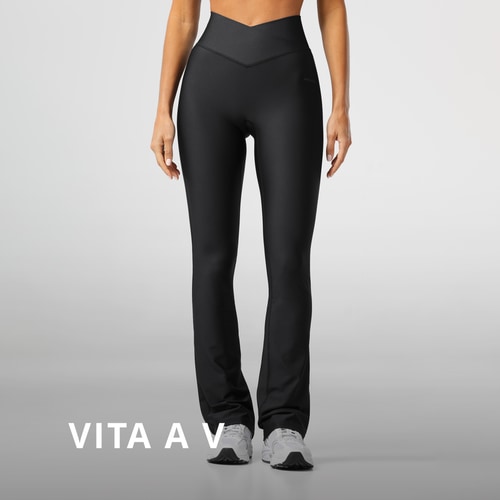 Essence High-Waist Flared Pants (3)