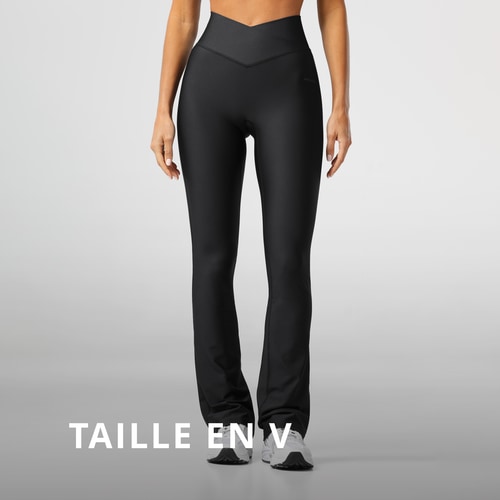 Essence High-Waist Flared Pants (3)