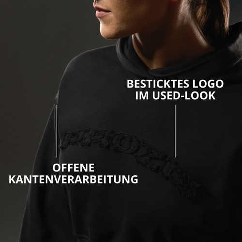 IronMode Kurz geschnittener Kapuzenpullover (2)