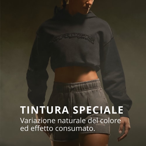 Felpa Crop con Cappuccio IronMode (3)