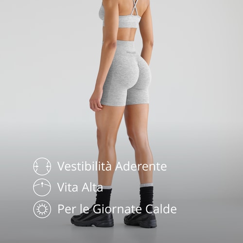 Pantaloncini a Vita Alta Peach Perfect Air (3)