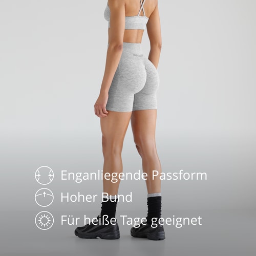 Peach Perfect Air Shorts mit hohem Bund (3)