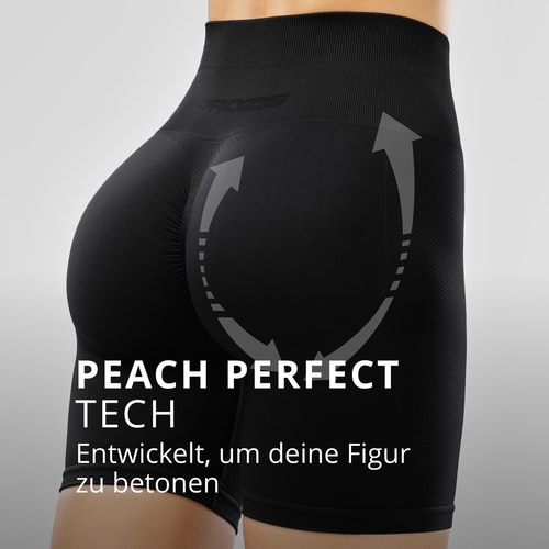 Peach Perfect Air Shorts mit hohem Bund (2)