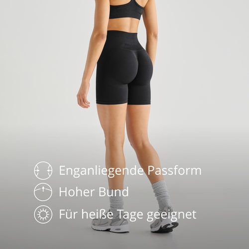 Peach Perfect Air Shorts mit hohem Bund (3)