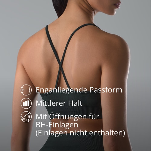 Athleisure Sport-BH - Dunkelgrün (3)