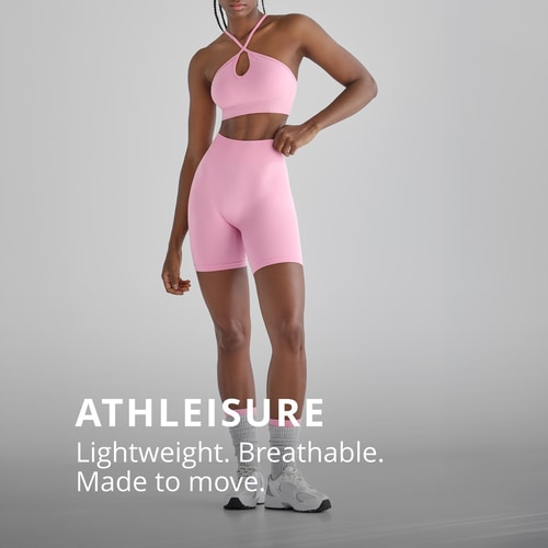 Athleisure Cross-Front Sports Bra (2)