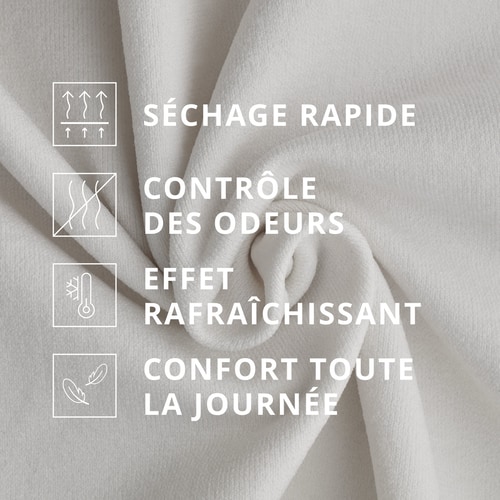 Débardeur Athleisure RacerBack - Blanc Cassé (3)