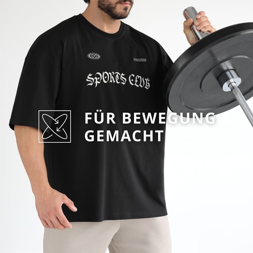Sports Club Oversized T-Shirt (5)