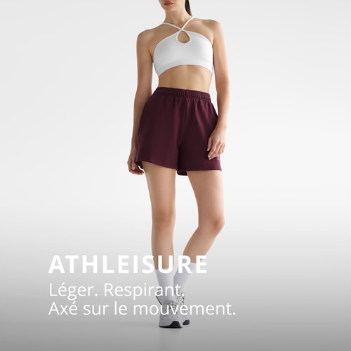 Brassière de Sport Croisée Devant Athleisure (2)