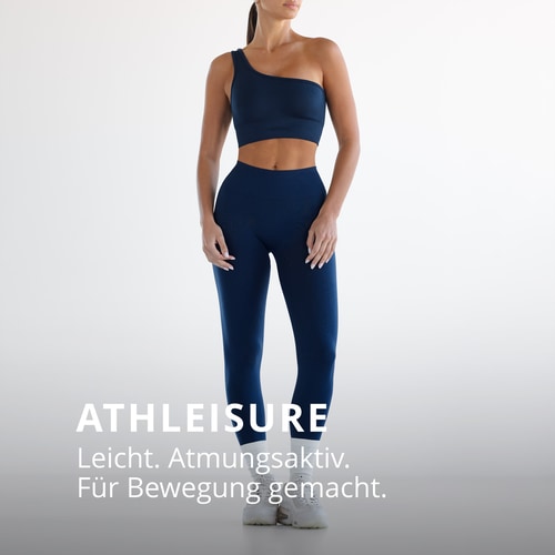 Athleisure Sport-BH mit asymmetrischem Träger (2)