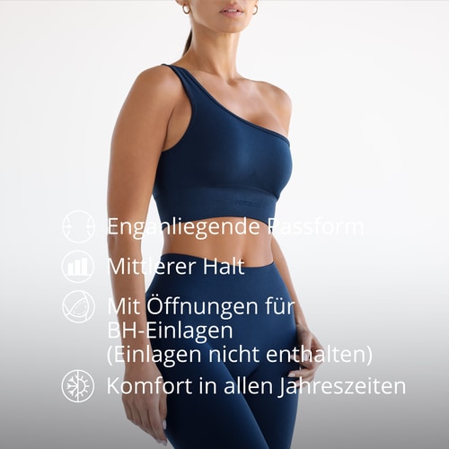 Athleisure Sport-BH mit asymmetrischem Träger (3)