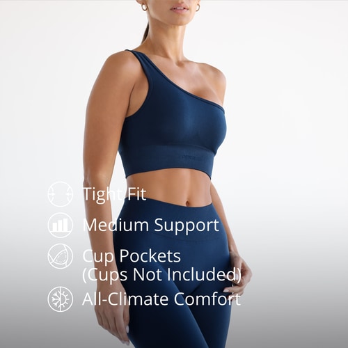 Athleisure One shoulder sport-bh (3)