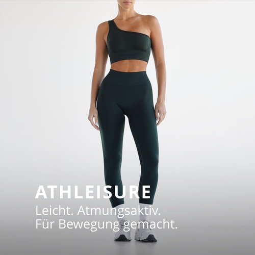 Athleisure Sport-BH mit asymmetrischem Träger (2)
