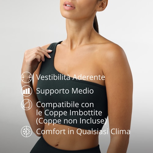 Reggiseno sportivo ad una spallina Athleisure (3)