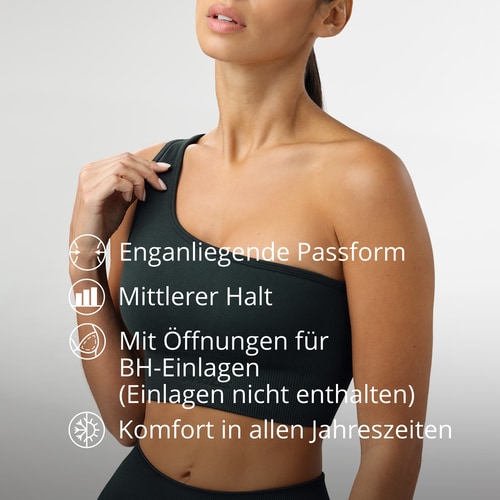 Athleisure Sport-BH mit asymmetrischem Träger (3)