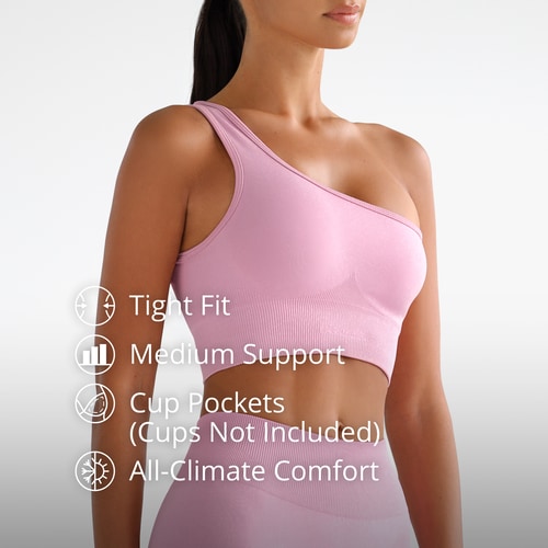 Athleisure One shoulder sport-bh (3)