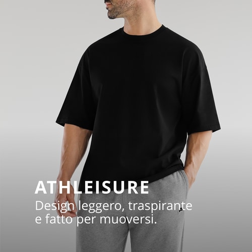 T-Shirt Oversized da Uomo Athleisure Essential (5)