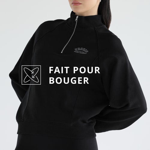 Sweat Demi-Zippé Athleisure (5)