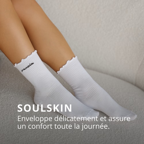 Chaussettes SoulSkin Ruffle Ankle (2)