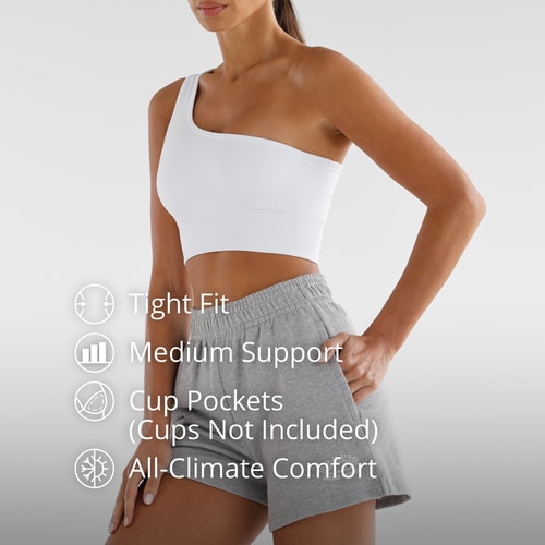 Athleisure One shoulder sport-bh (3)