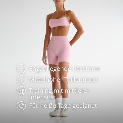 MuseFit Shorts mit mittelhohem Bund (5)