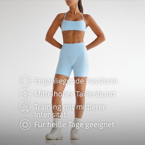 MuseFit Shorts mit mittelhohem Bund (5)