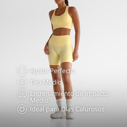 Pantalón Corto de Tiro Medio MuseFit (5)