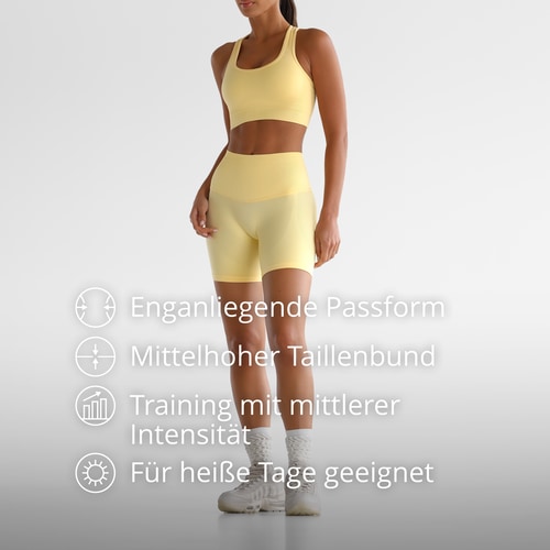 MuseFit Shorts mit mittelhohem Bund (5)