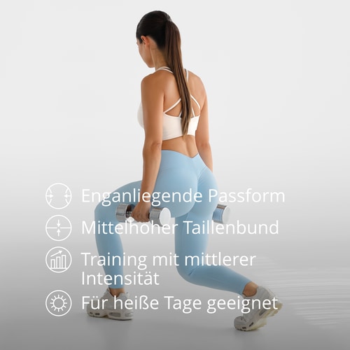 MuseFit Mittelhohe Leggings mit V-Ausschnitt hinten (5)