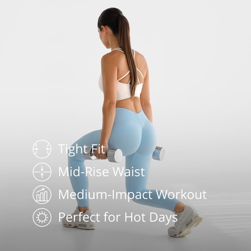 MuseFit Legging met middelhoge taille en V-rug (5)
