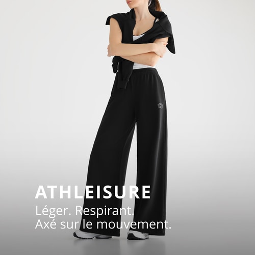 Pantalon à Jambes Larges Athleisure (2)