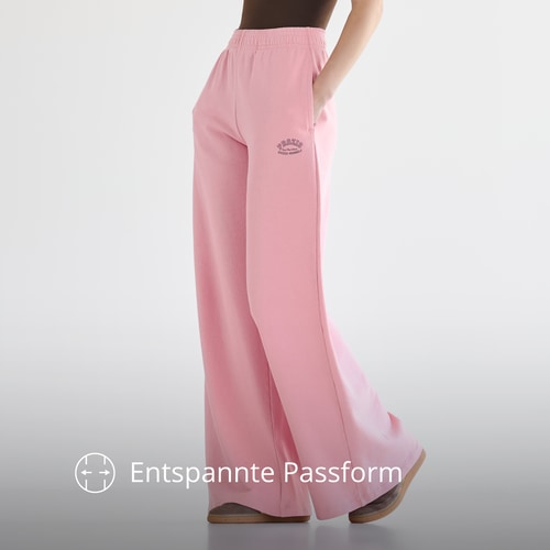 Athleisure Hose mit weitem Bein (3)