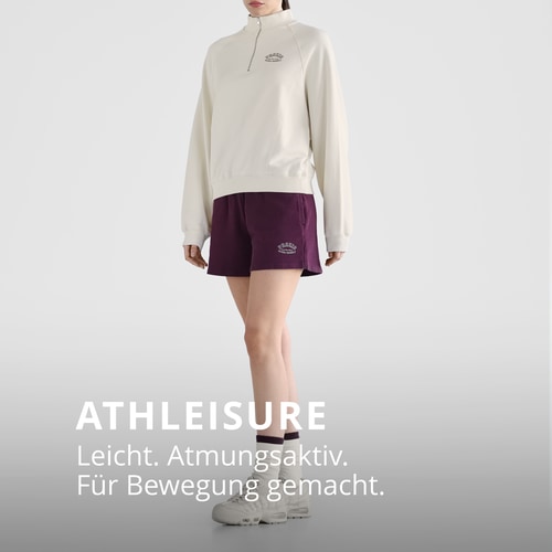 Athleisure Sweatshirt mit Halbreißverschluss (2)