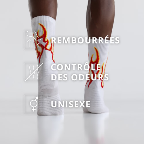 Chaussettes Flame On Crew (4)