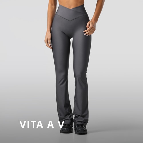 Essence High-Waist Flared Pants (3)