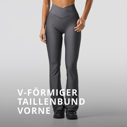 Essence High-Waist Flared Pants (3)
