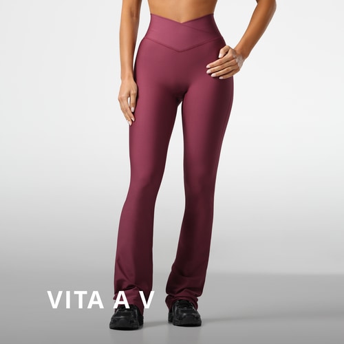 Essence High-Waist Flared Pants (3)