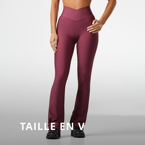 Essence High-Waist Flared Pants (3)