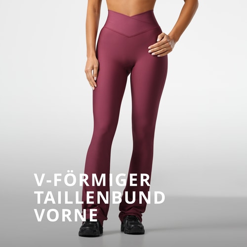 Essence High-Waist Flared Pants (3)