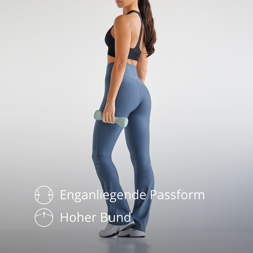 Essence High-Waist Flared Pants (2)