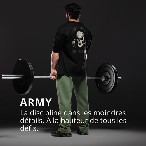 T-Shirt Oversized Army Defying (2)