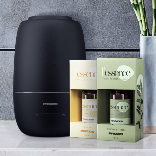 Humidificateur et Diffuseur d'Arômes Essence + 2x L'essence - huiles essentielles