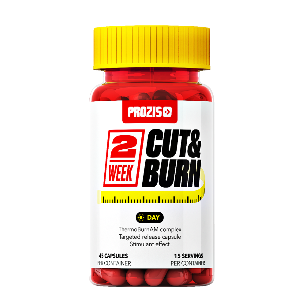2 Week Cut & Burn 45 Caps Day Queimadores de Gordura Prozis